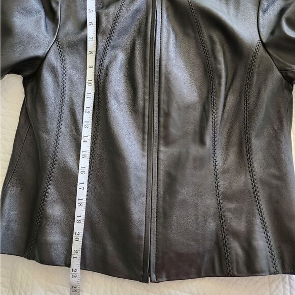SIENNA STUDIO leather jacket G III - Picture 10 of 15